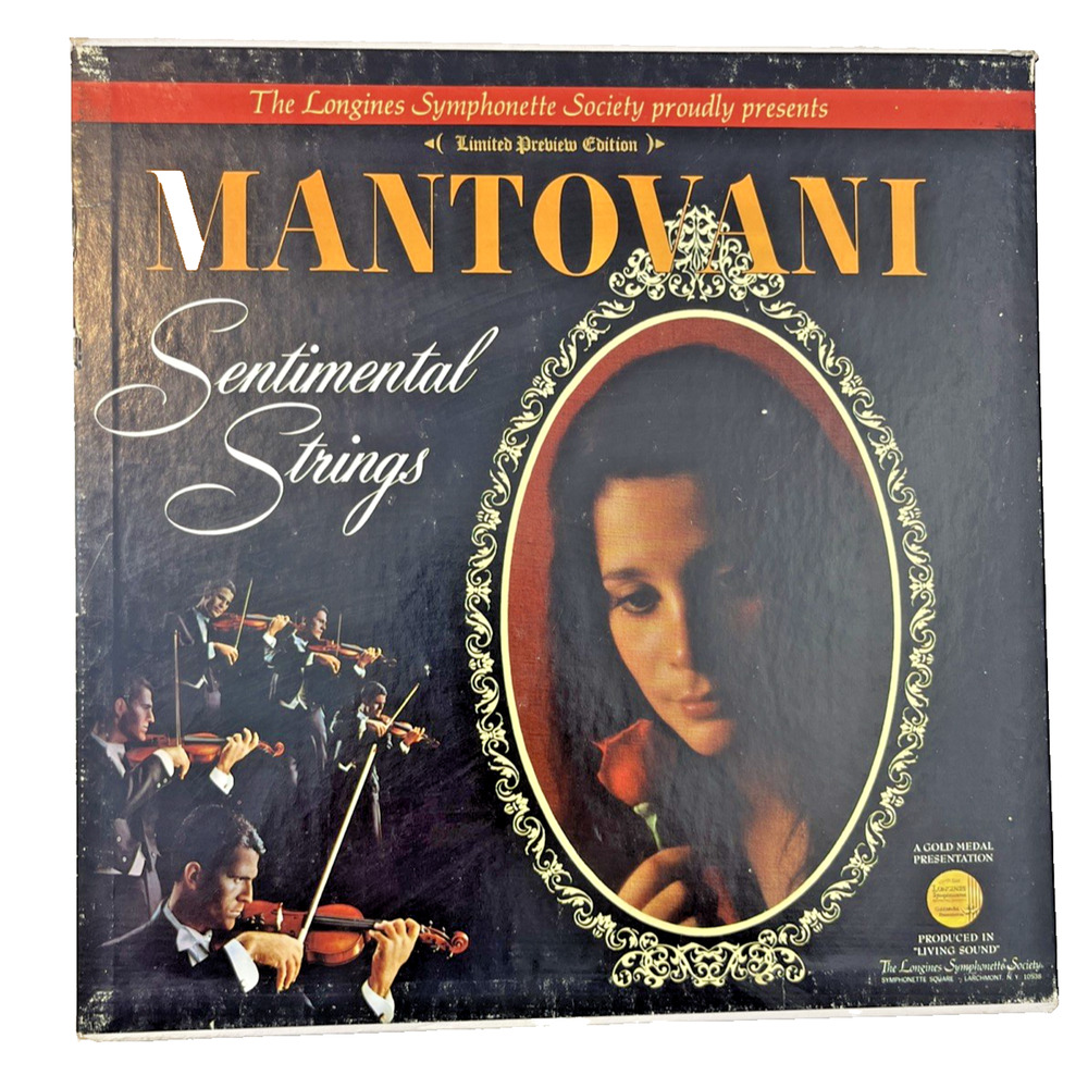 Longines Mantovani Sentimental Strings 6LP Vinyl Set